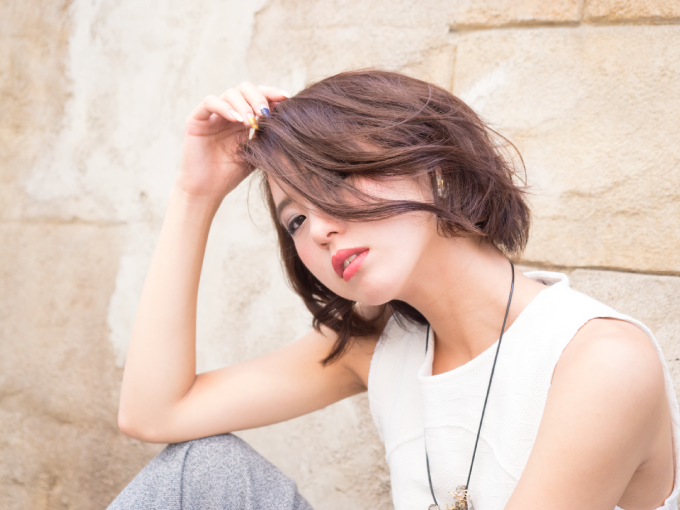 大阪市福島区の美容室nijichawモデル写真