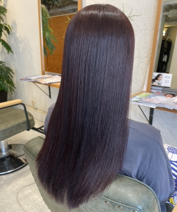 大阪市福島区の美容室nijichaw髪質改善後写真